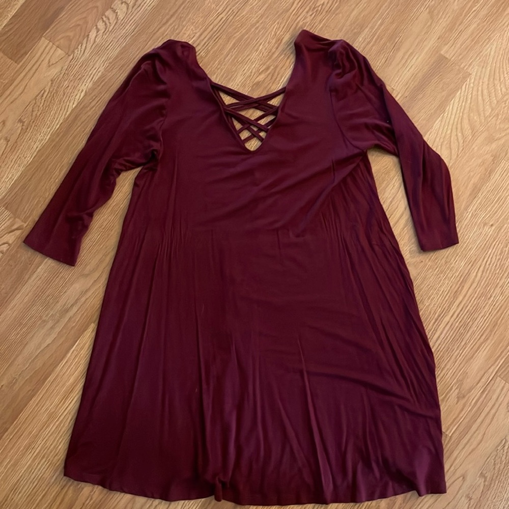 Rue21 Women's Crisscross V-Neck Dress